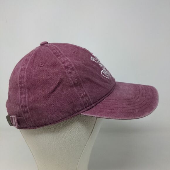 Otto Men's Slideback Hat Red Burgundy Woodsy's Pizza Embroidered Logo - Picture 4 of 8